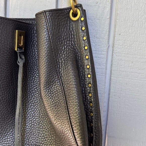 Rebecca Minkoff Black Leather Shoulder Bag - Picture 6 of 9